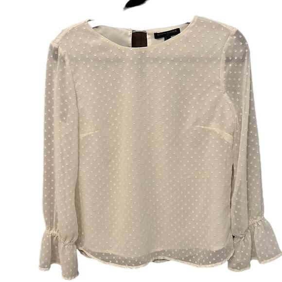 Banana Republic Tops - Cream Banana Republic Long Sleeve Blouse